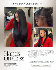 The Seamless Sew-In Hands On Class - Houston (Deposit)